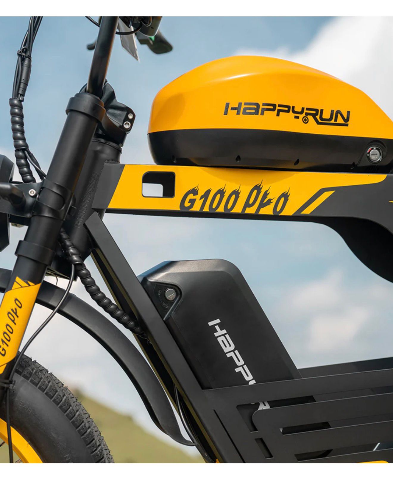HappyRun G100 Pro 6000W Dual Battery Electric Bike
